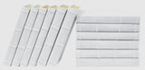 12 Vol. Full Linen Bound Decorative Books in White (VH-FL-WHITE-12)