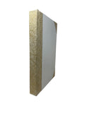 14" GILDED VELLUM WITH CREAM LEATHER COVER (VH-GILD-VELL-CTB)