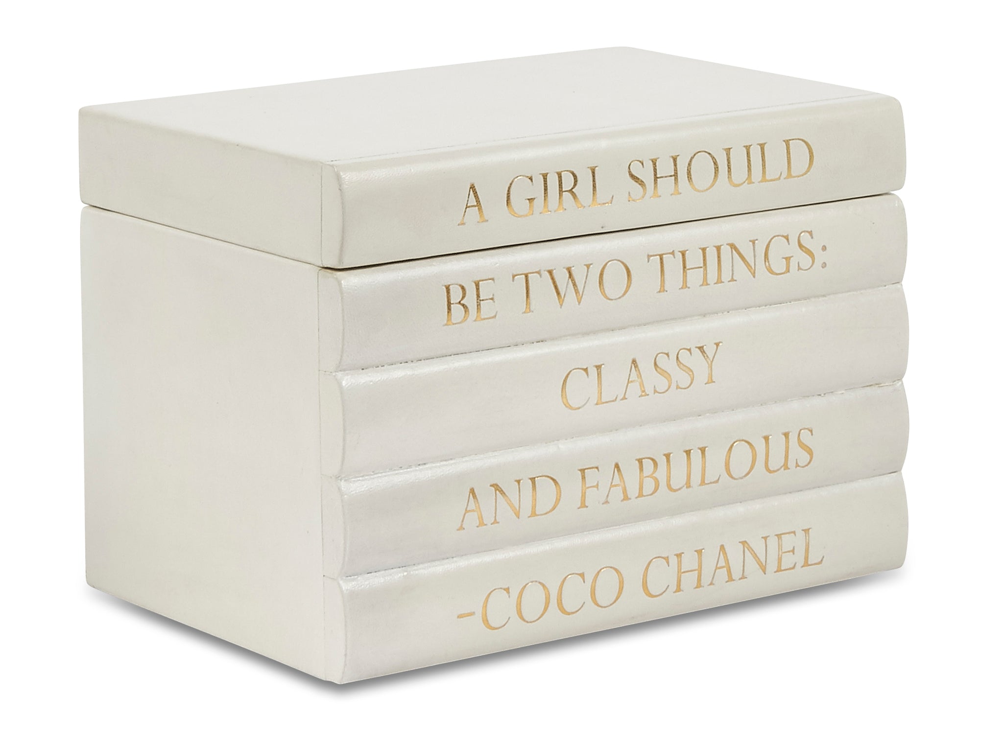 Buy Coco Chanel, Decorative Quote Book Set, The Best Things in