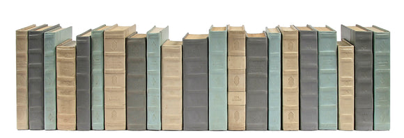21 Vol. Decorative Book Set - Tonal Leather Mix (VH-LT2-21)