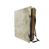 Hand Painted Marble Book Box in Cream - Medium (VH-MBMD-CR)