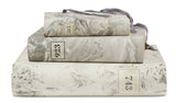 Hand Painted Marble Book Box in Gray - Small (VH-MBSM-GRAY)