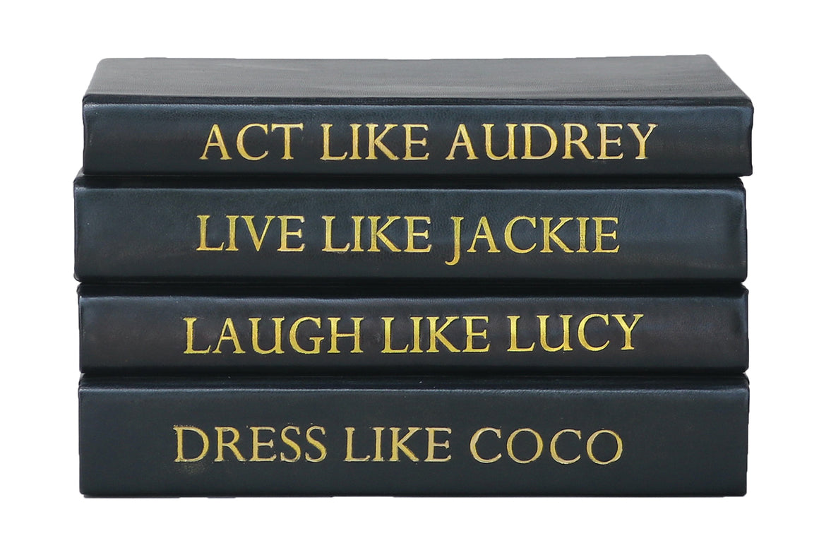 Decorative Book Quote Stacks – Vellum Home