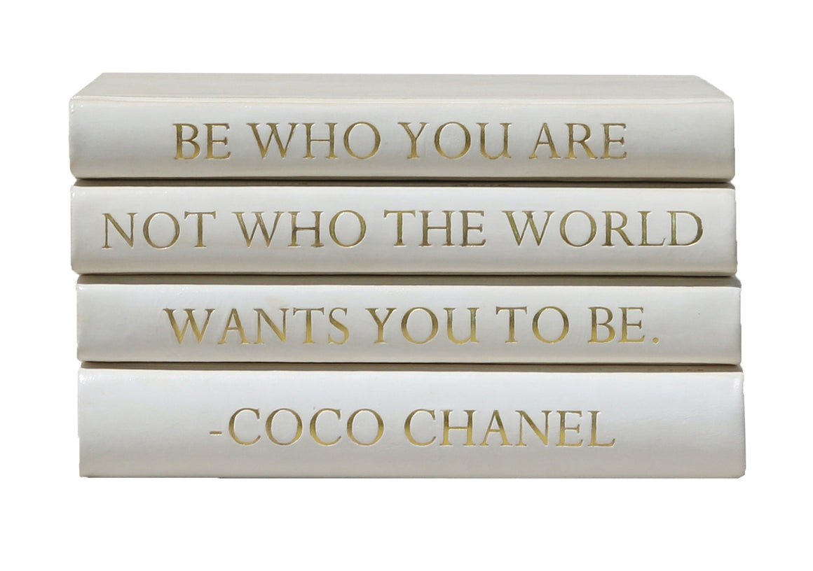 Decorative Book Quote Stacks – Vellum Home